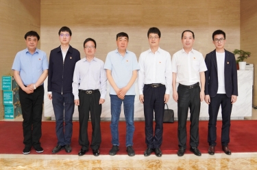 共青团嘉兴市委书记田凯一行莅临金沙9001以诚为本调研