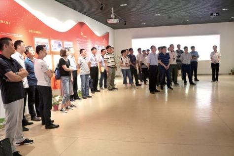 中国烟草总公司合肥设计院党组来金沙9001以诚为本交流党建工作